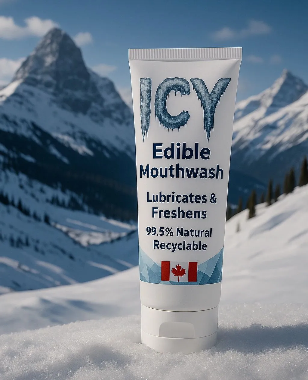 Icy Edible Mouthwash product
