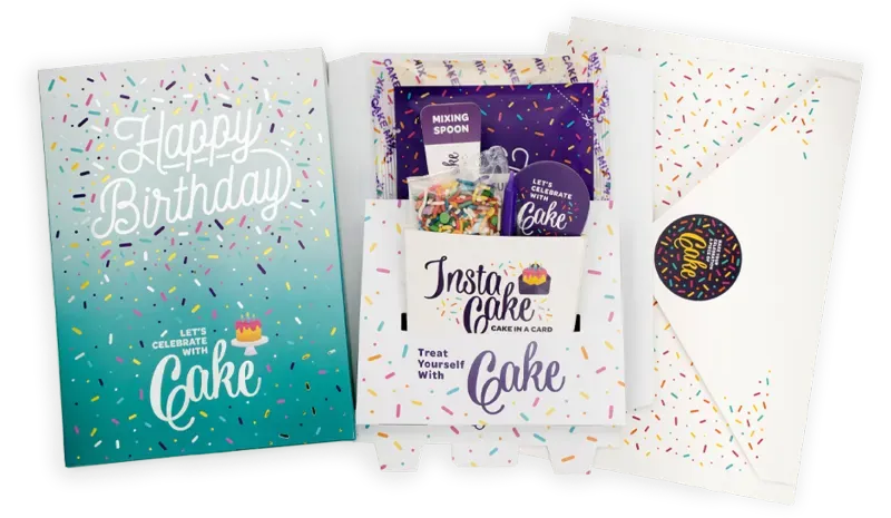 InstaCake Cards product
