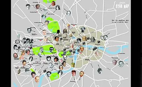 London Star Map product